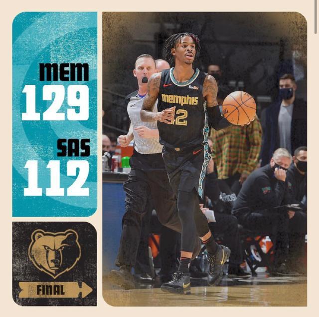 开云体育下载-断档12天势头不断 灰熊力克马刺收获六连胜